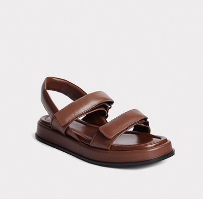 The Sporty Sandal - Chocolate