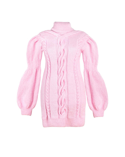Heidi Pink Knit Dress