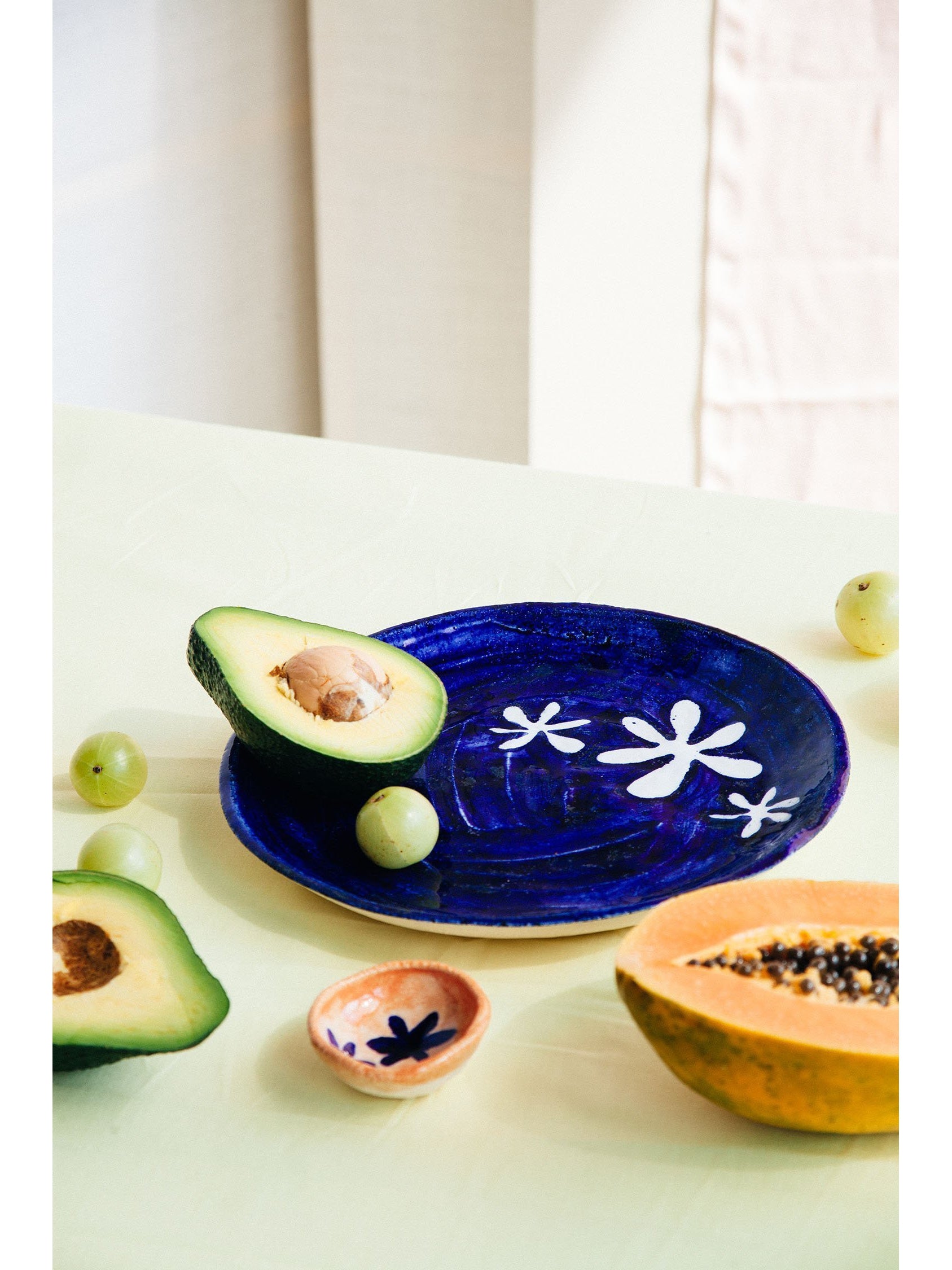 Sabinna Kana Brunch Plate Navy - LDC