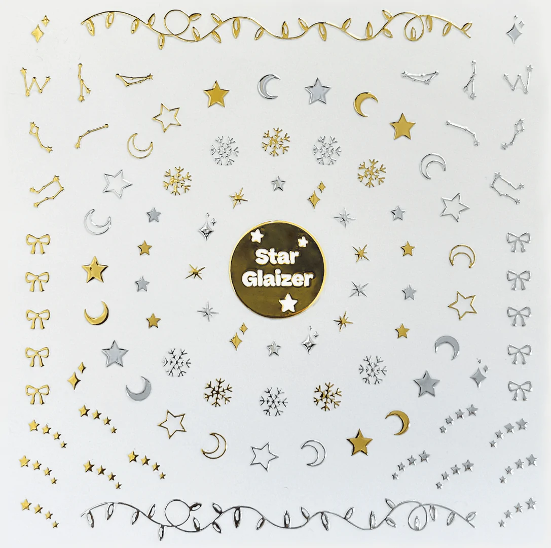 'Star Glaizer' Nail Art Stickers