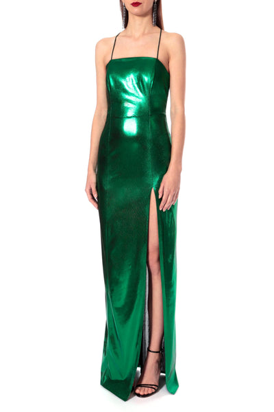 Nathalia Amazon Green Evening Dress