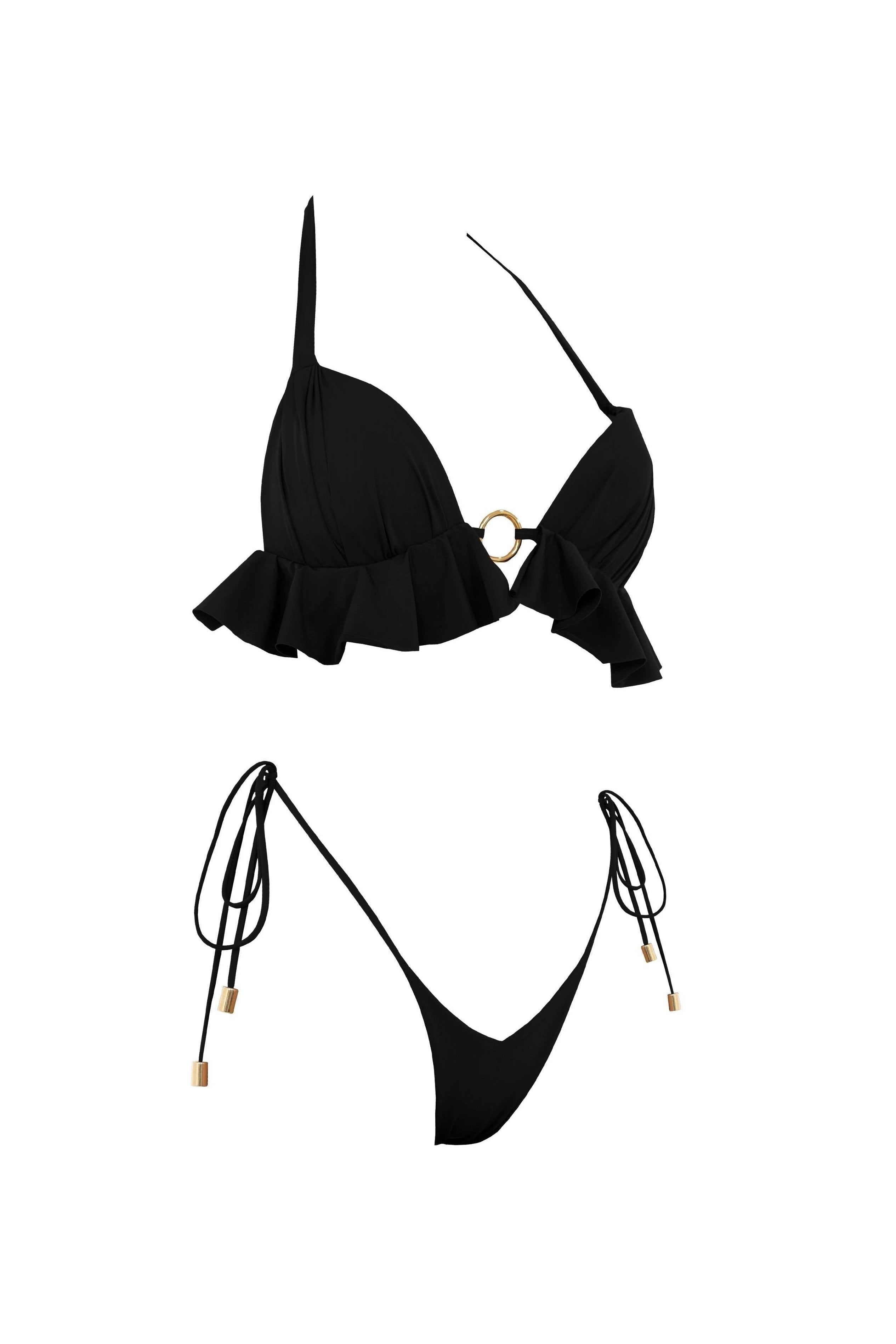 Dalliance Bikini Top Black Lone Design Club