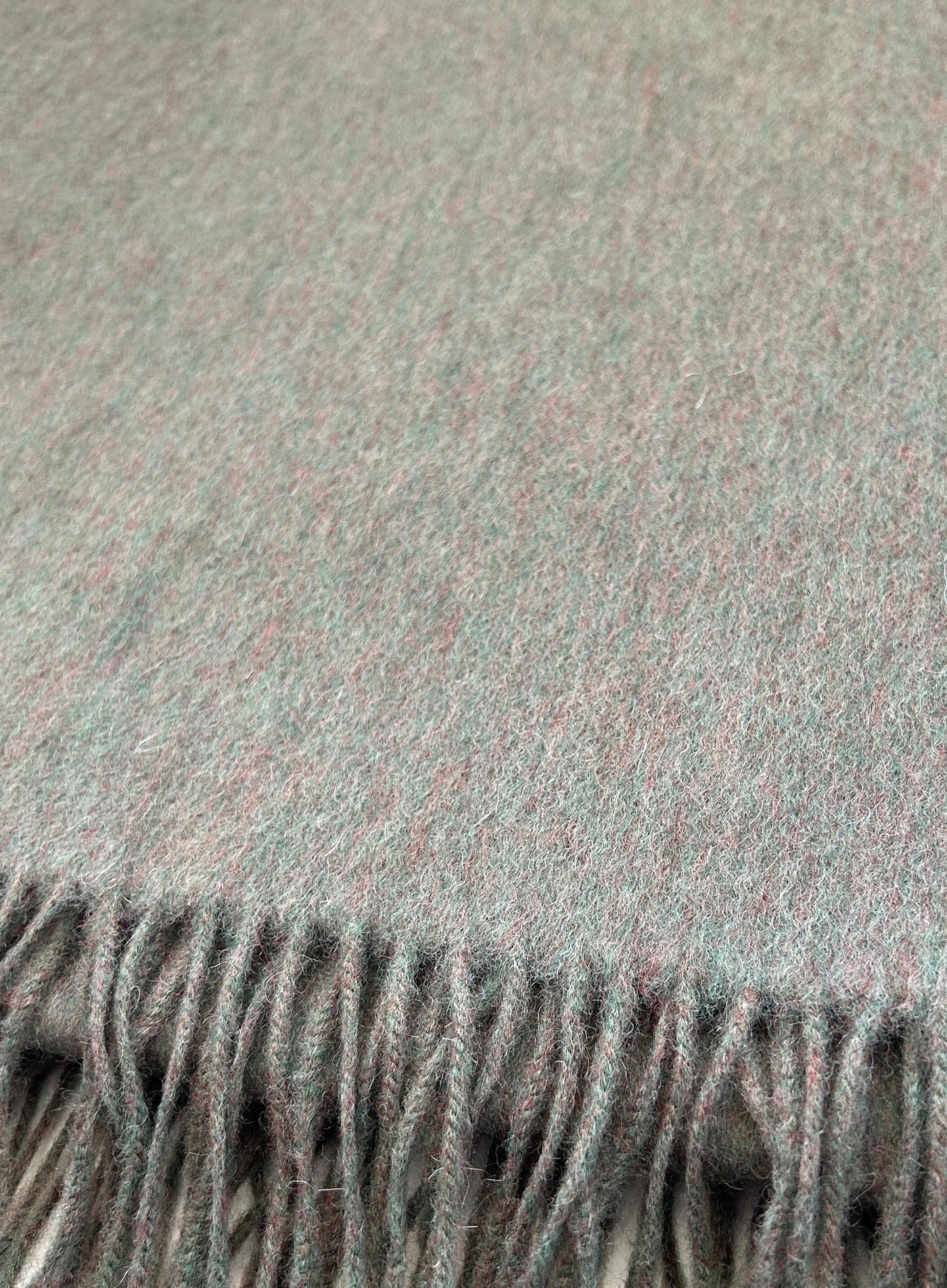 Serene Lambswool Shawl - Celadon