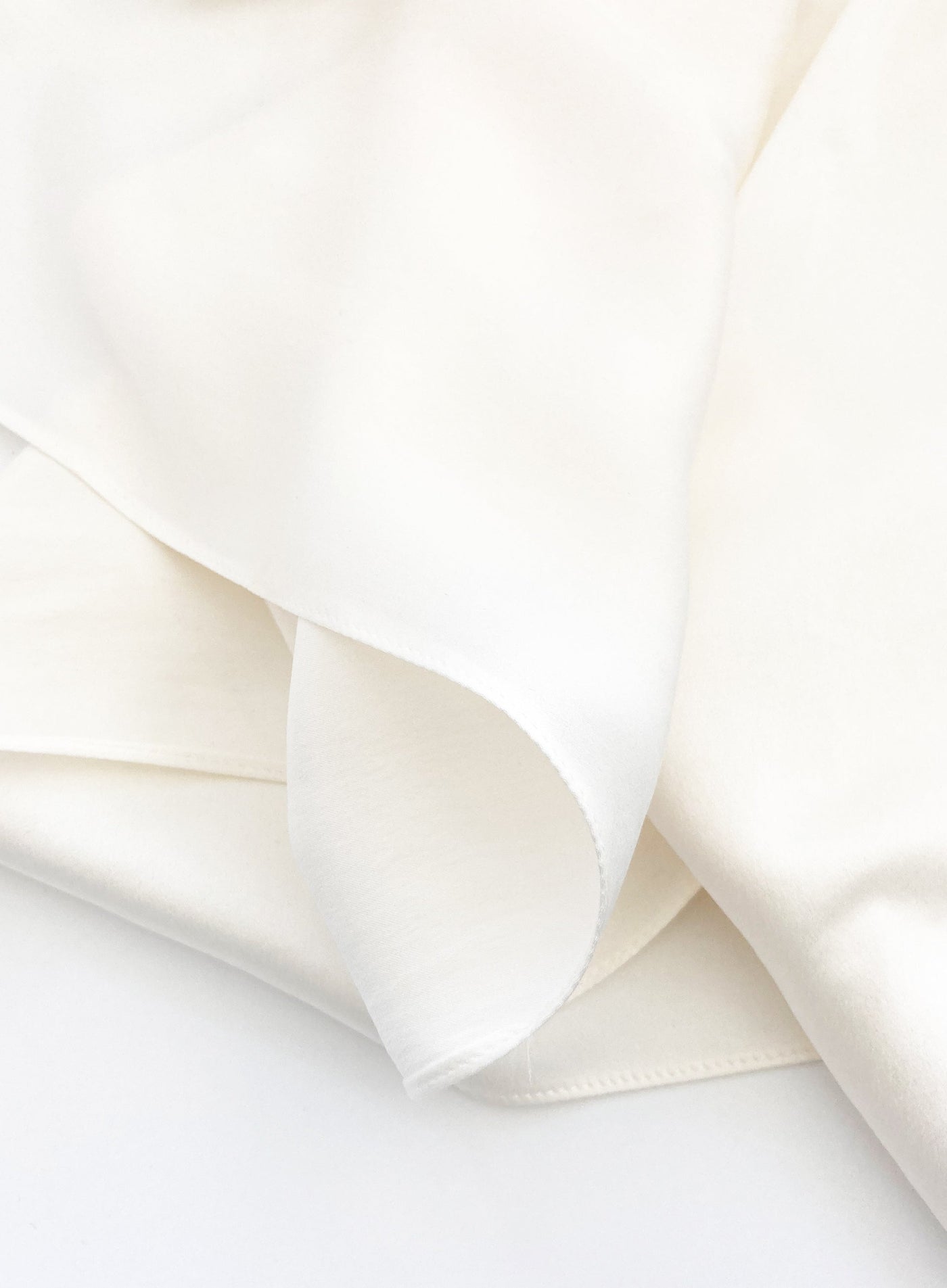 Martine Silk Square Scarf - Pearl