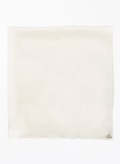 Martine Silk Square Scarf - Pearl