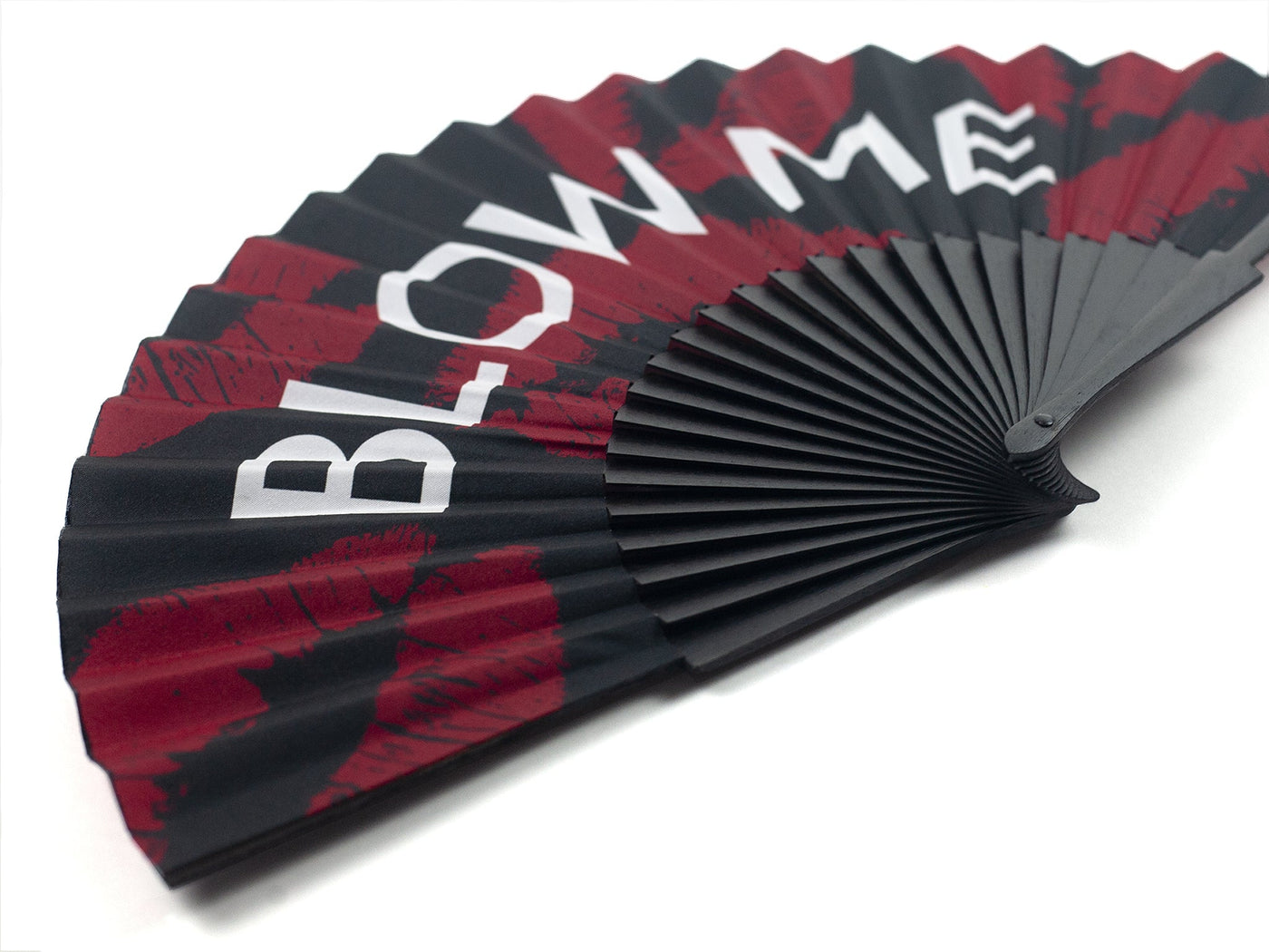 Khu Khu Blow Me 'Kisses' Hand-fan, from the Statement Hand-fan Collection - The definitive statement accessory