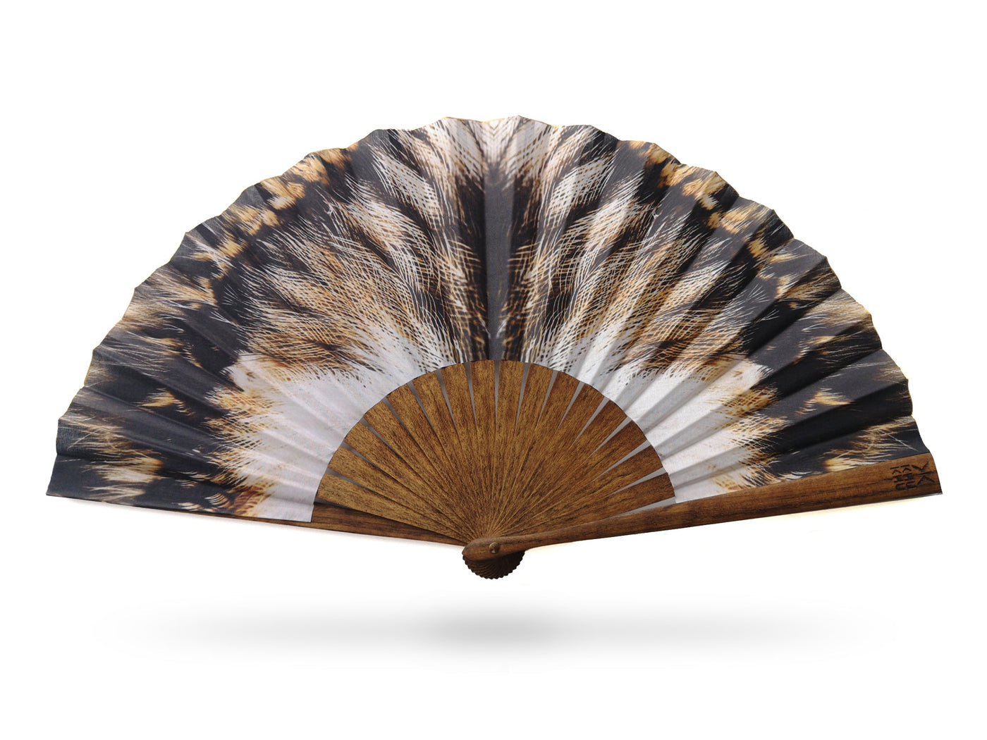 Khu Khu Red Kite Hand-fan, from the Feathered Beauty Hand-fan Collection - Sophisticated and romantic hand-fans with a modern twist