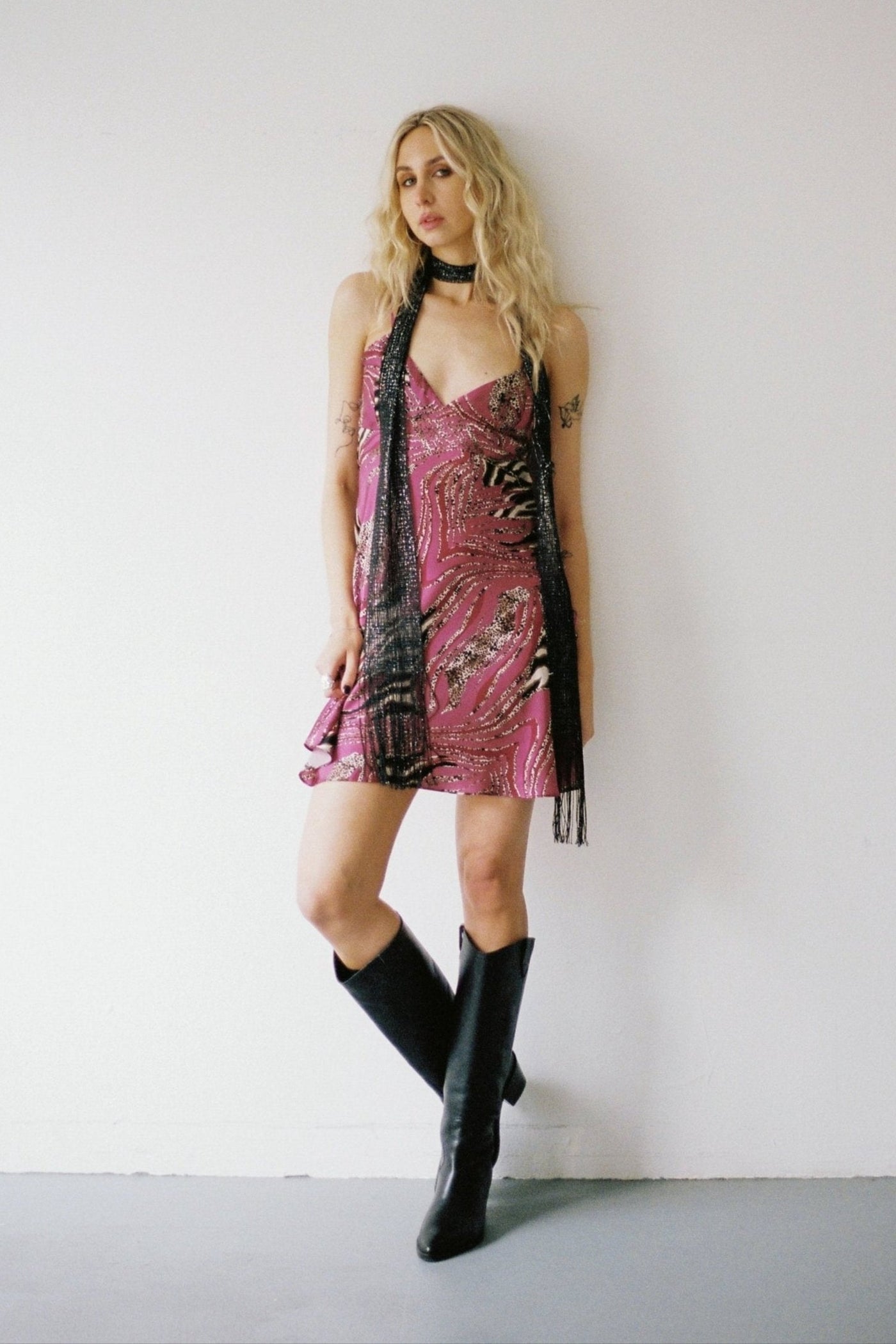 Kate Animal Print Mini Dress