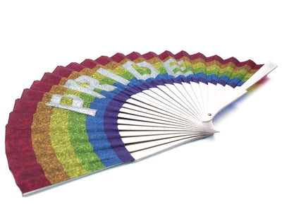 Khu Khu Pride Sparkler Hand-fan, from the Statement Hand-fan Collection - The definitive statement accessory