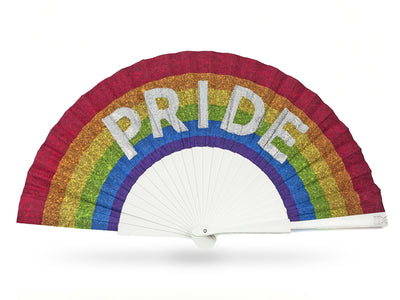 Khu Khu Pride Sparkler Hand-fan, from the Statement Hand-fan Collection - The definitive statement accessory