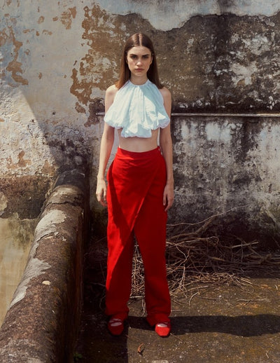 Khadi Red Trousers