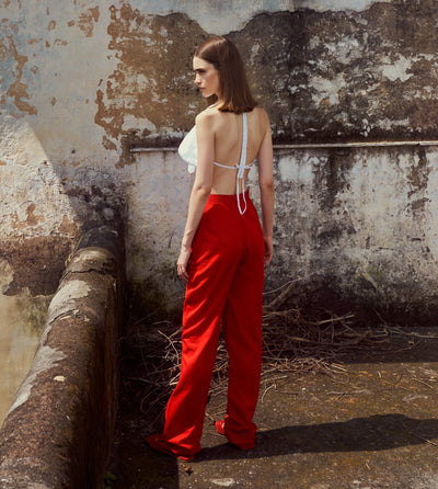 Khadi Red Trousers