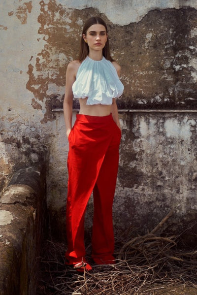 White Bow Top