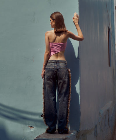 Pink Asymmetrical Top