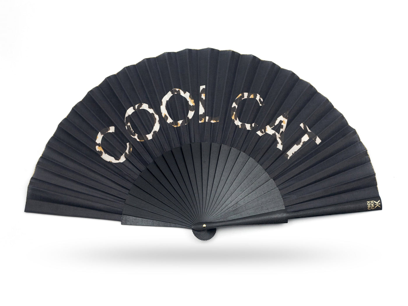 Khu Khu Cool Cat Hand-fan, from the Statement Hand-fan Collection - The definitive statement accessory