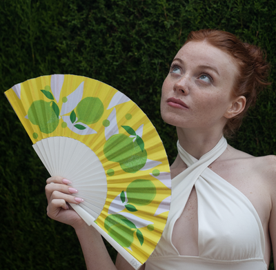 Lick of Lime Hand-fan