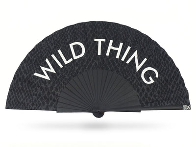 Khu Khu Wild Thing Hand-fan, from the Statement Hand-fan Collection - The definitive statement accessory