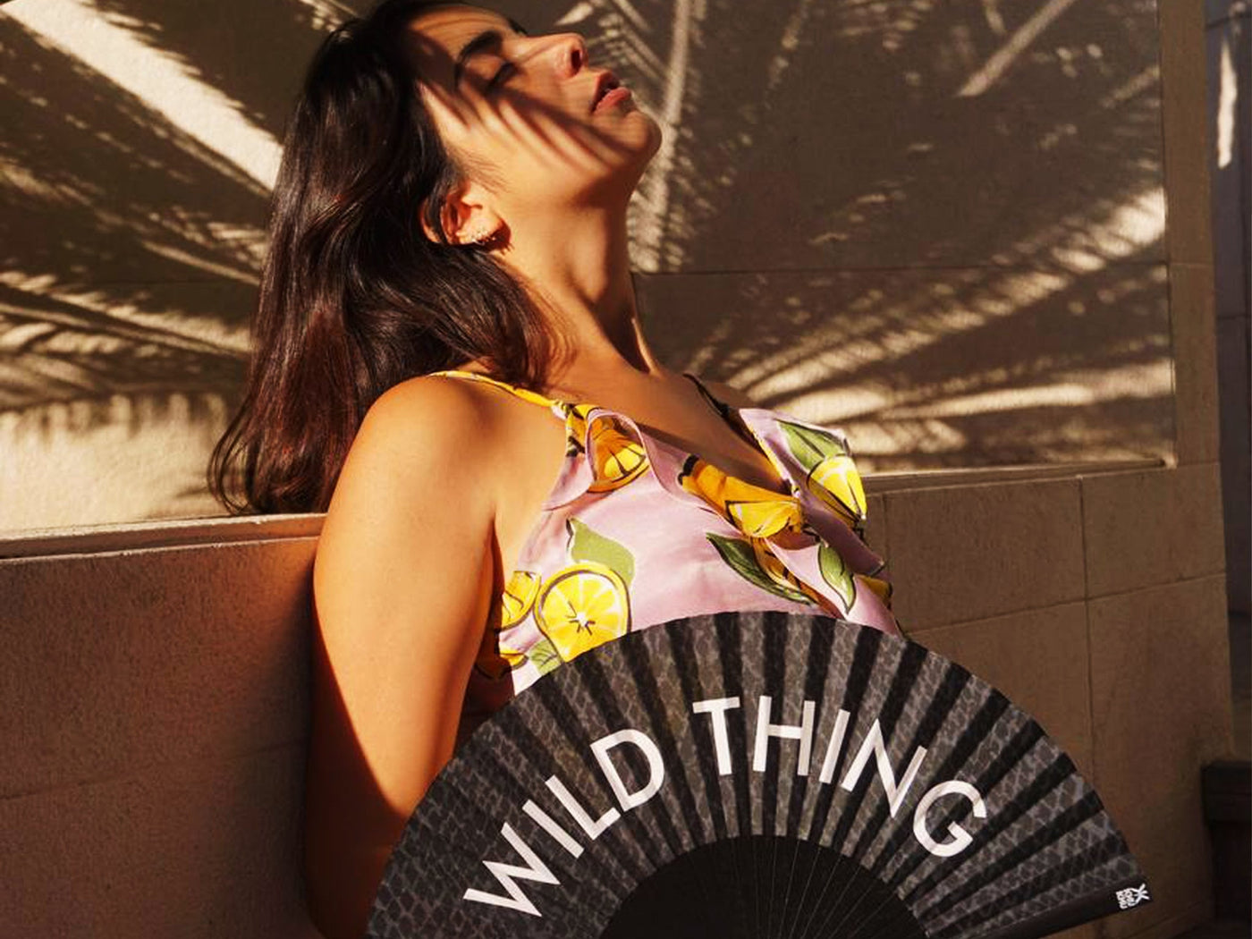 Khu Khu Wild Thing Hand-fan, from the Statement Hand-fan Collection - The definitive statement accessory