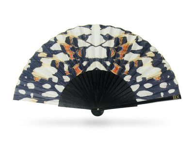 Khu Khu Black Nymph Hand-fan, from the Social Butterfly Hand-fan Collection - Hand-fans to flutter from event to event