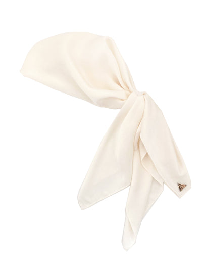 Martine Silk Square Scarf - Pearl