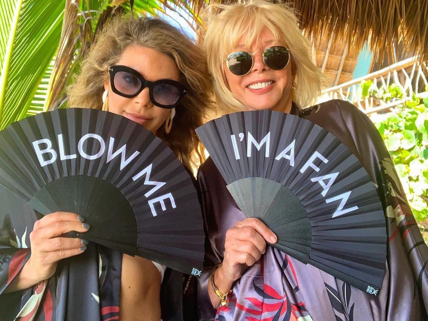 Khu Khu Blow Me Hand-fan, from the Statement Hand-fan Collection - The definitive statement accessory
