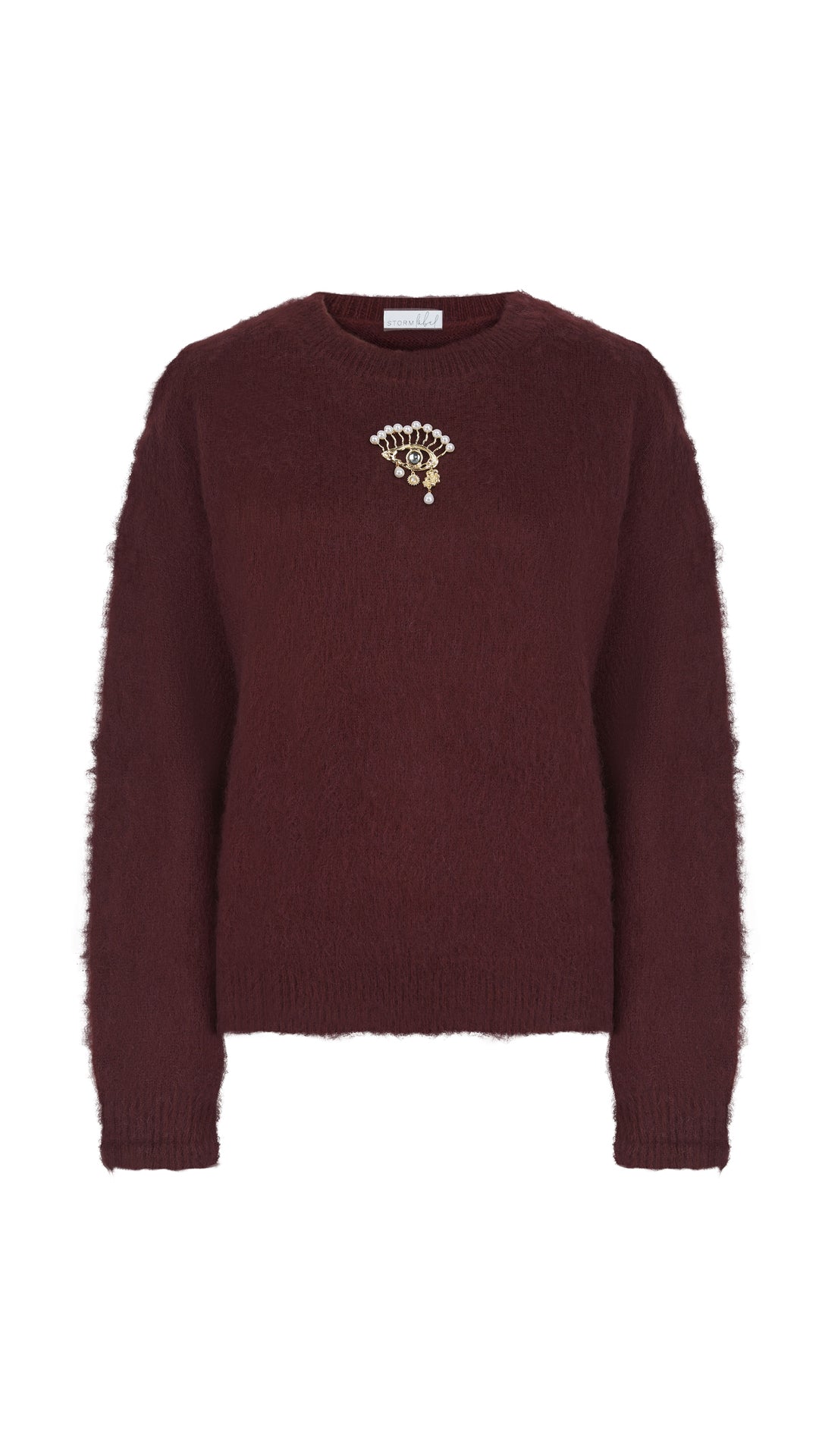 Oxblood Mohair Jumper