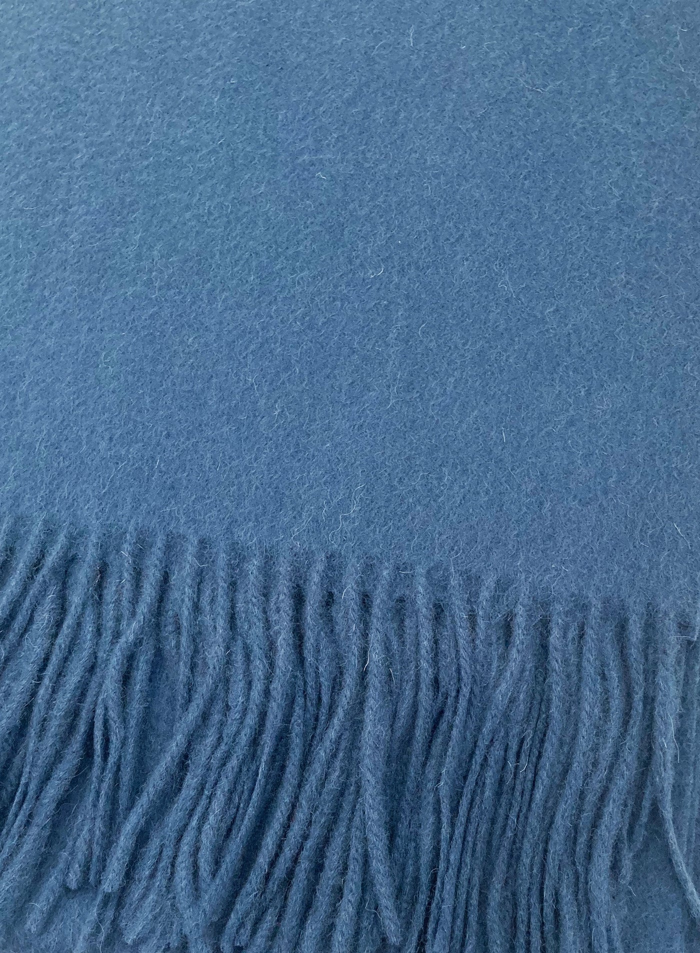 Serene Lambswool Shawl - Denim