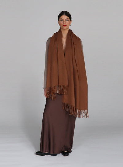 Helena Cashmere Shawl - Birch