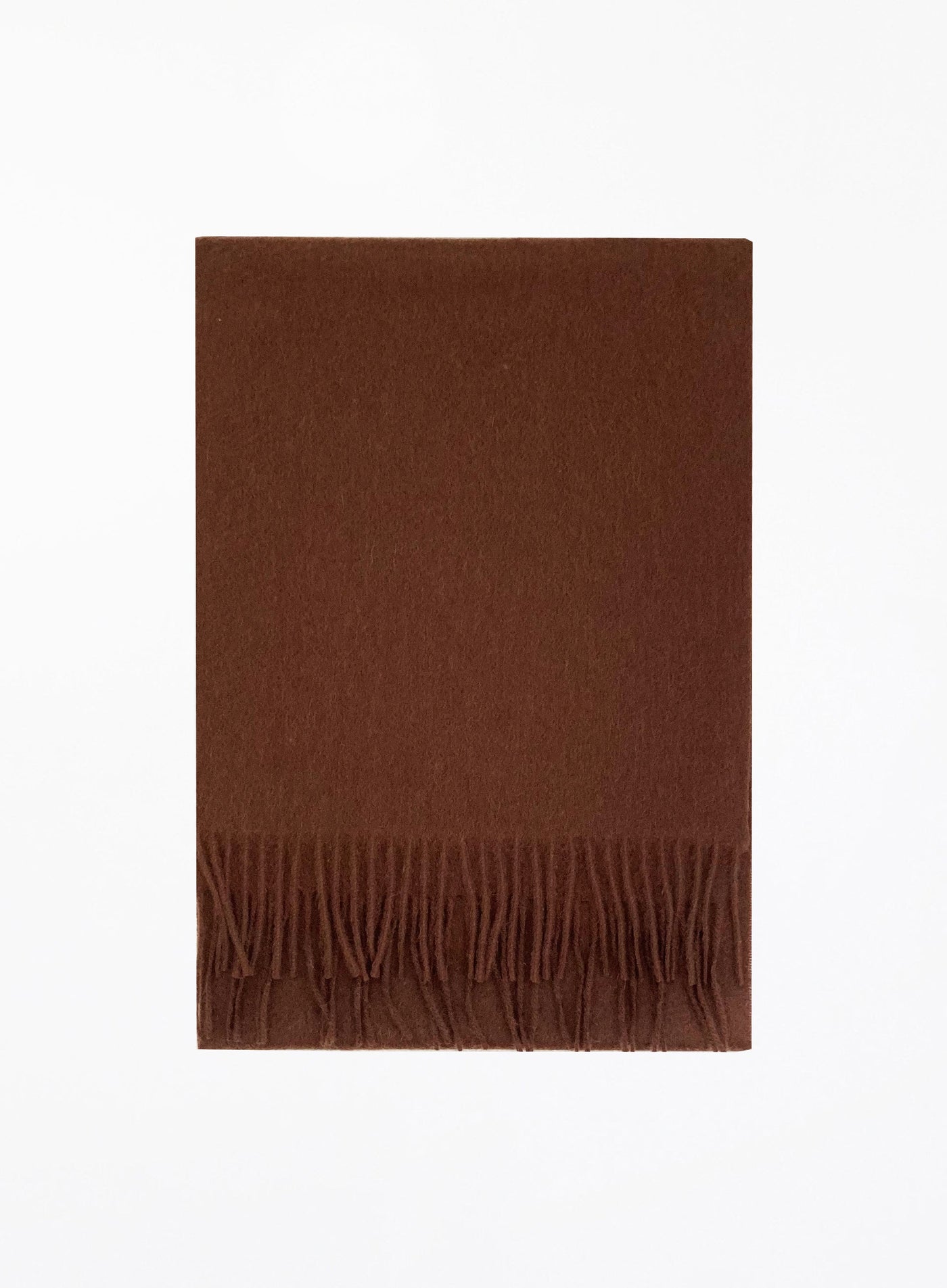 Cashmere Scarf Sample - Braun