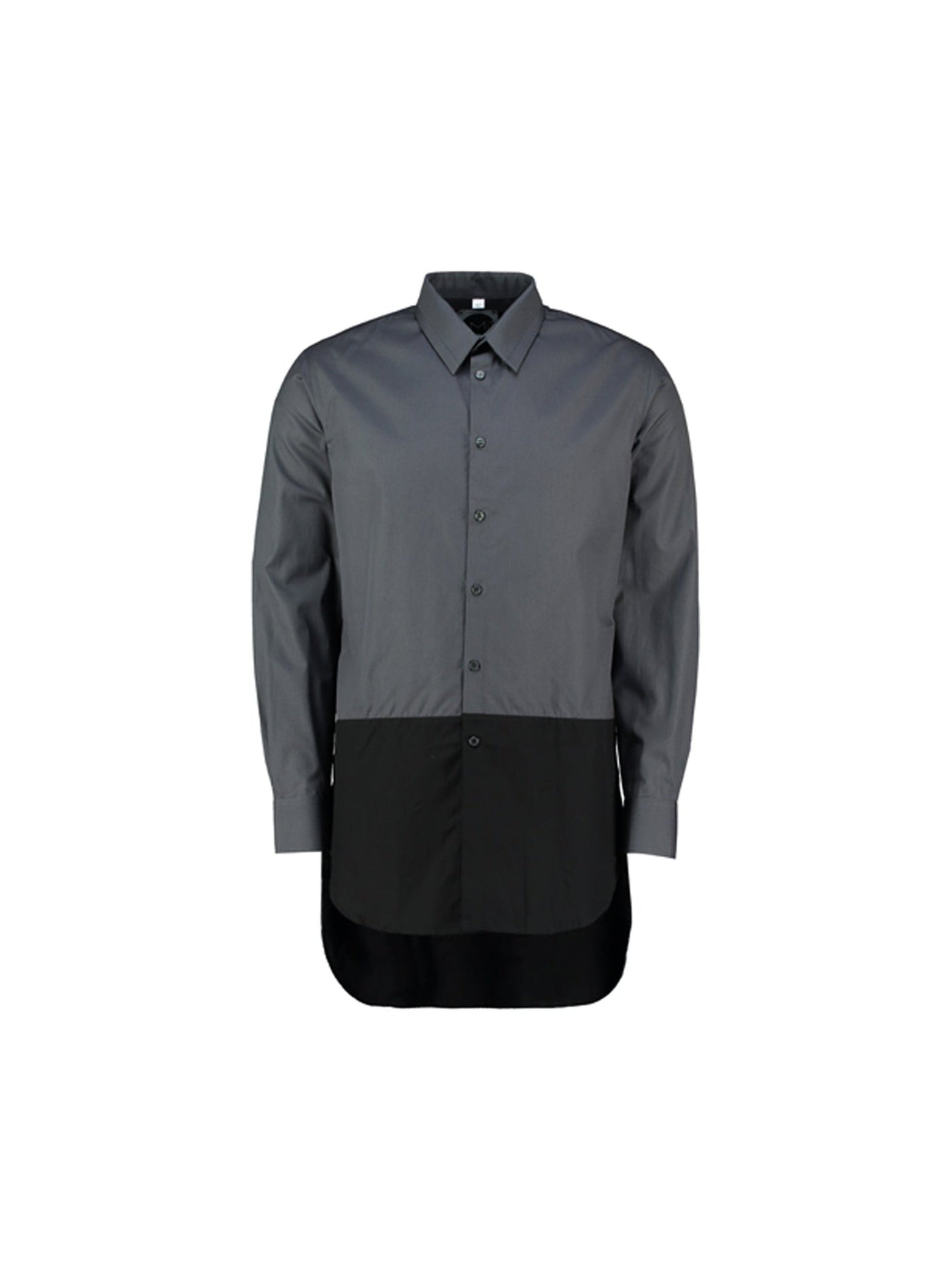 Slim Fit Two Tone Shirt – Grey/Black