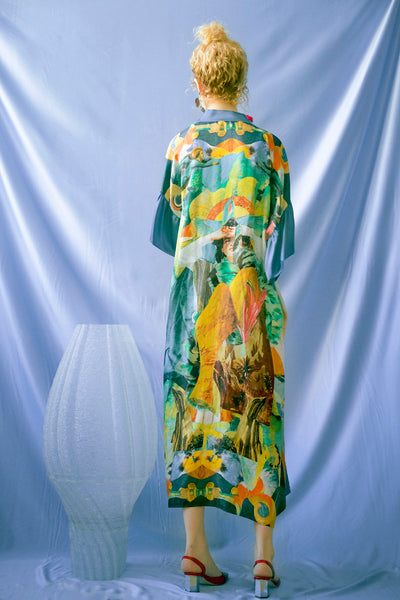 Colibrí - Silk Kimono
