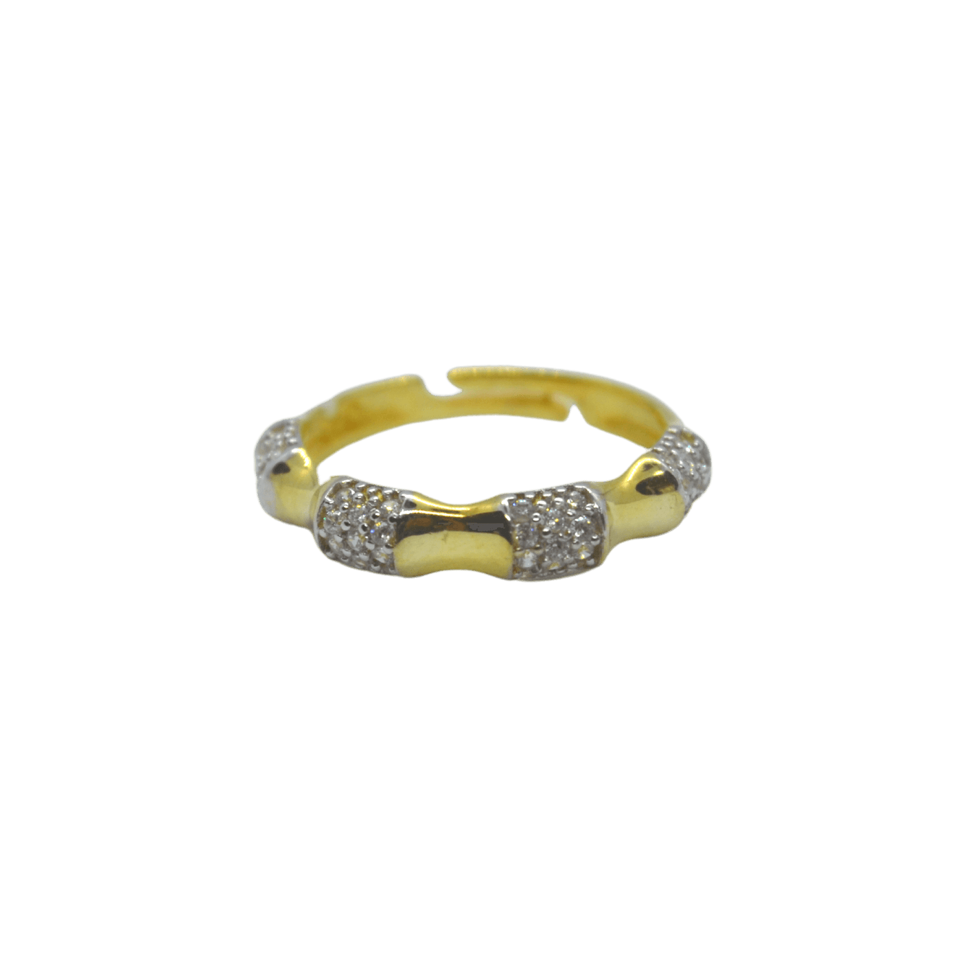 Bone Sterling Silver Adjustable Ring