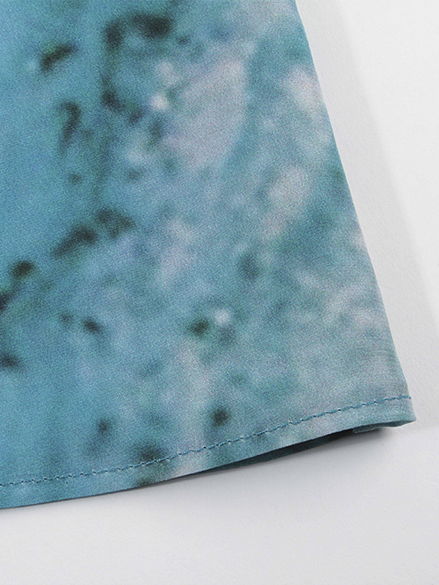 Silk Crepe Pleated Sunray Skirt in Prints