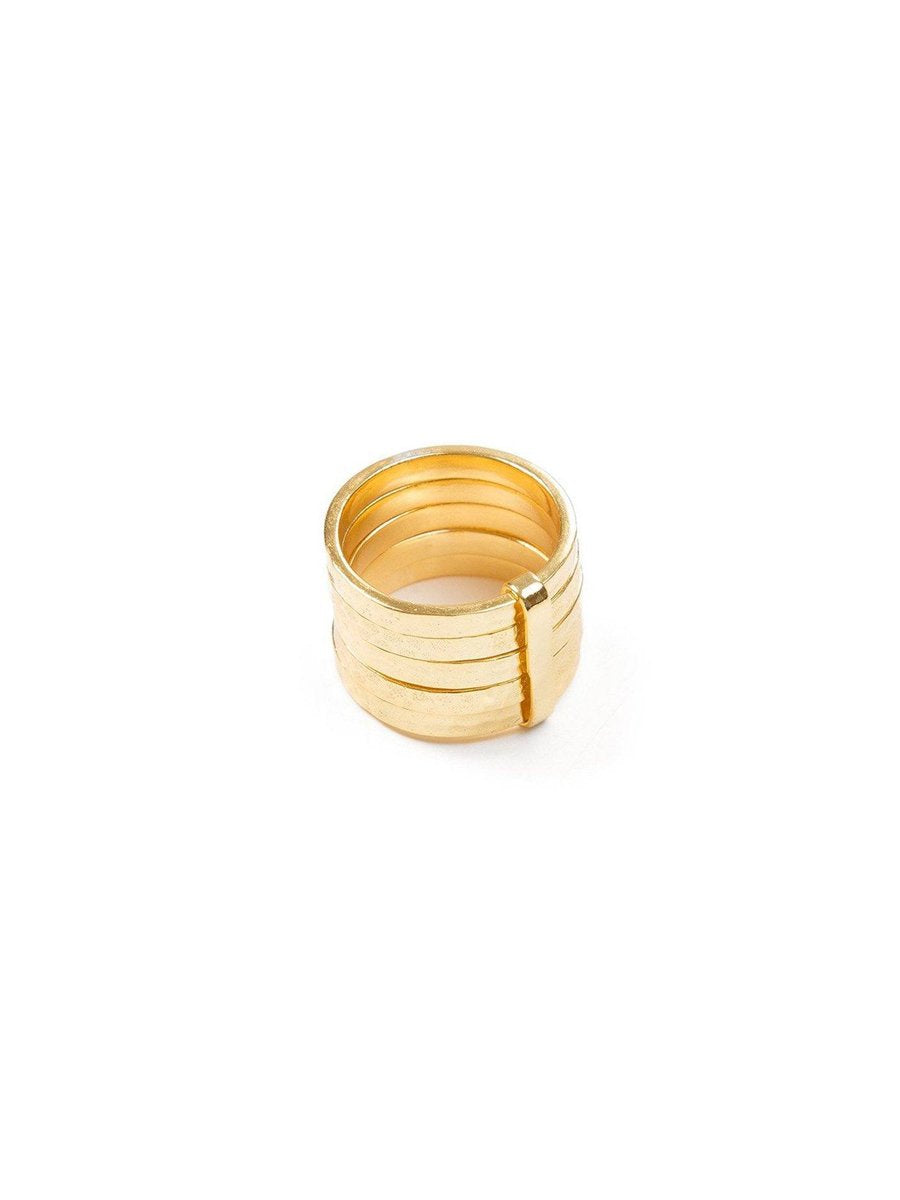 Jewel Tree 5Stack Ring  in 18ct Gold Vermeil