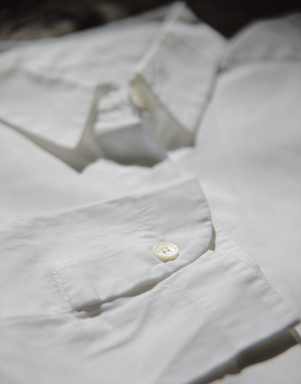 Organic White Fitted Shirt
