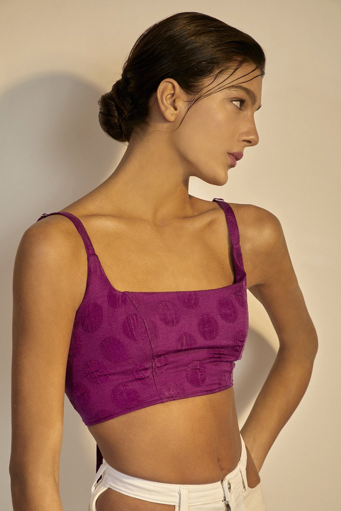 sustainable and ethically made crop top corset top 