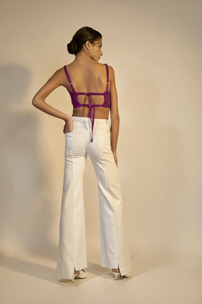 sustainable and ethically made crop top corset top 