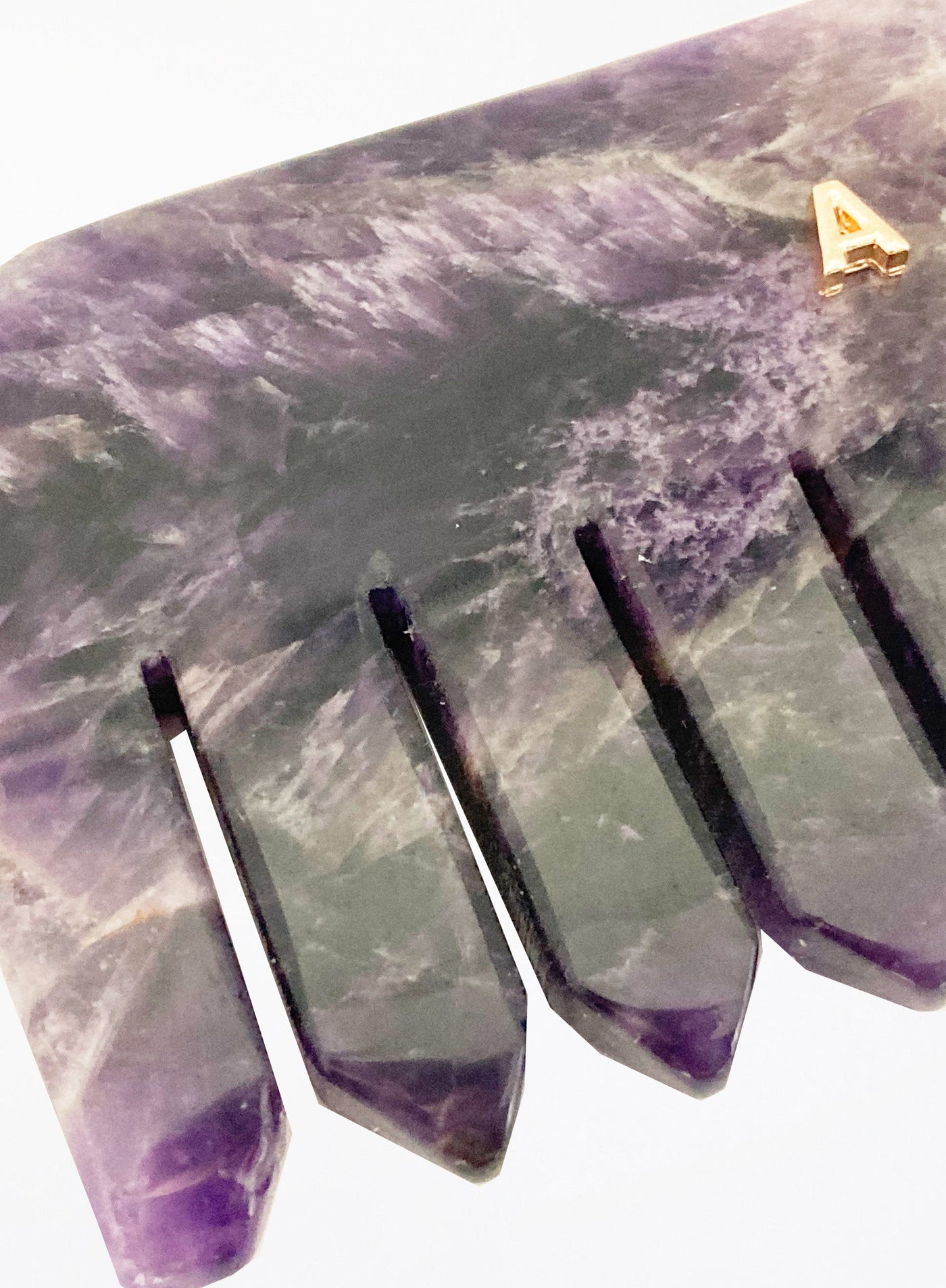 Allegra Amethyst Scalp Massager Comb