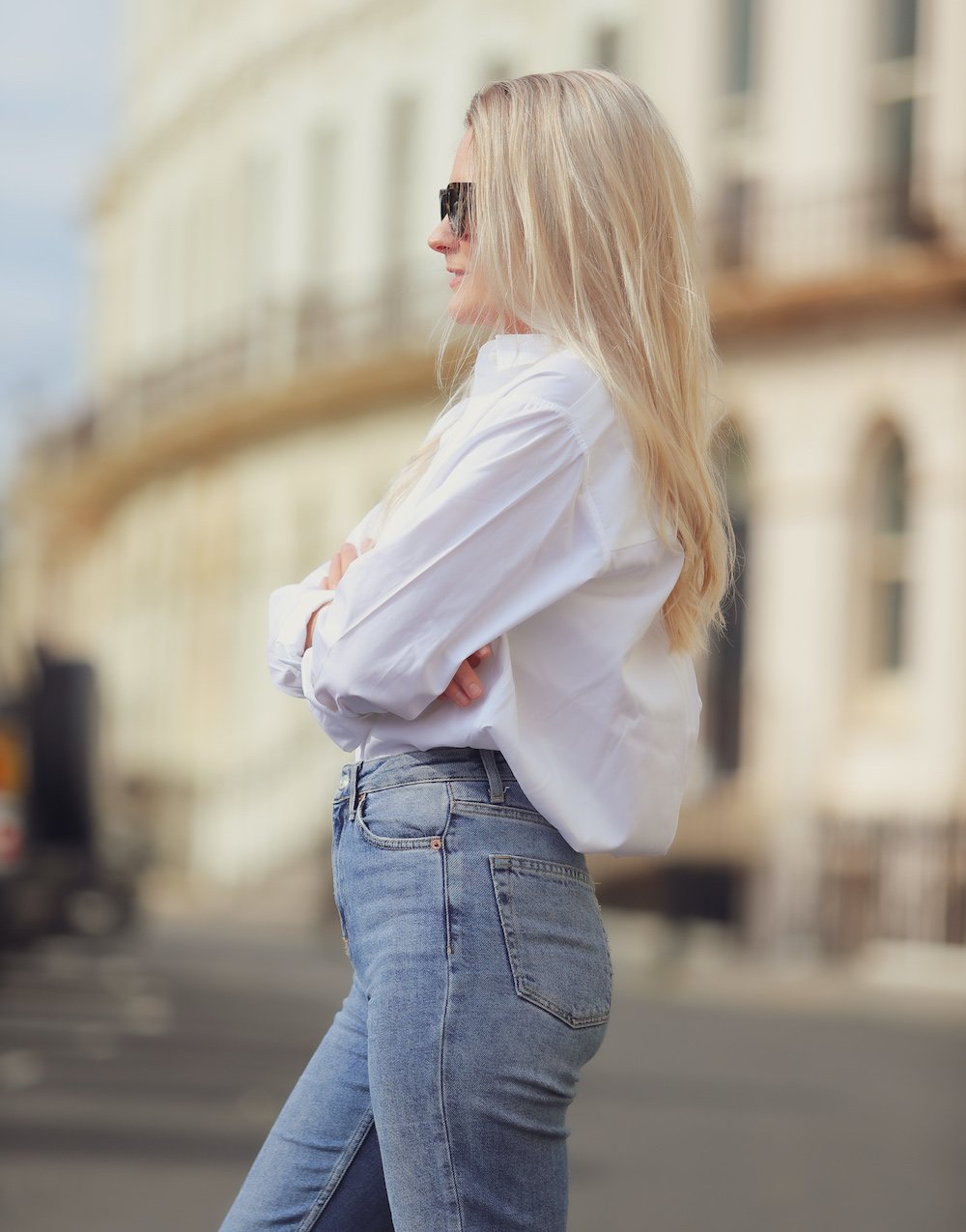 Organic White Boyfriend Shirt