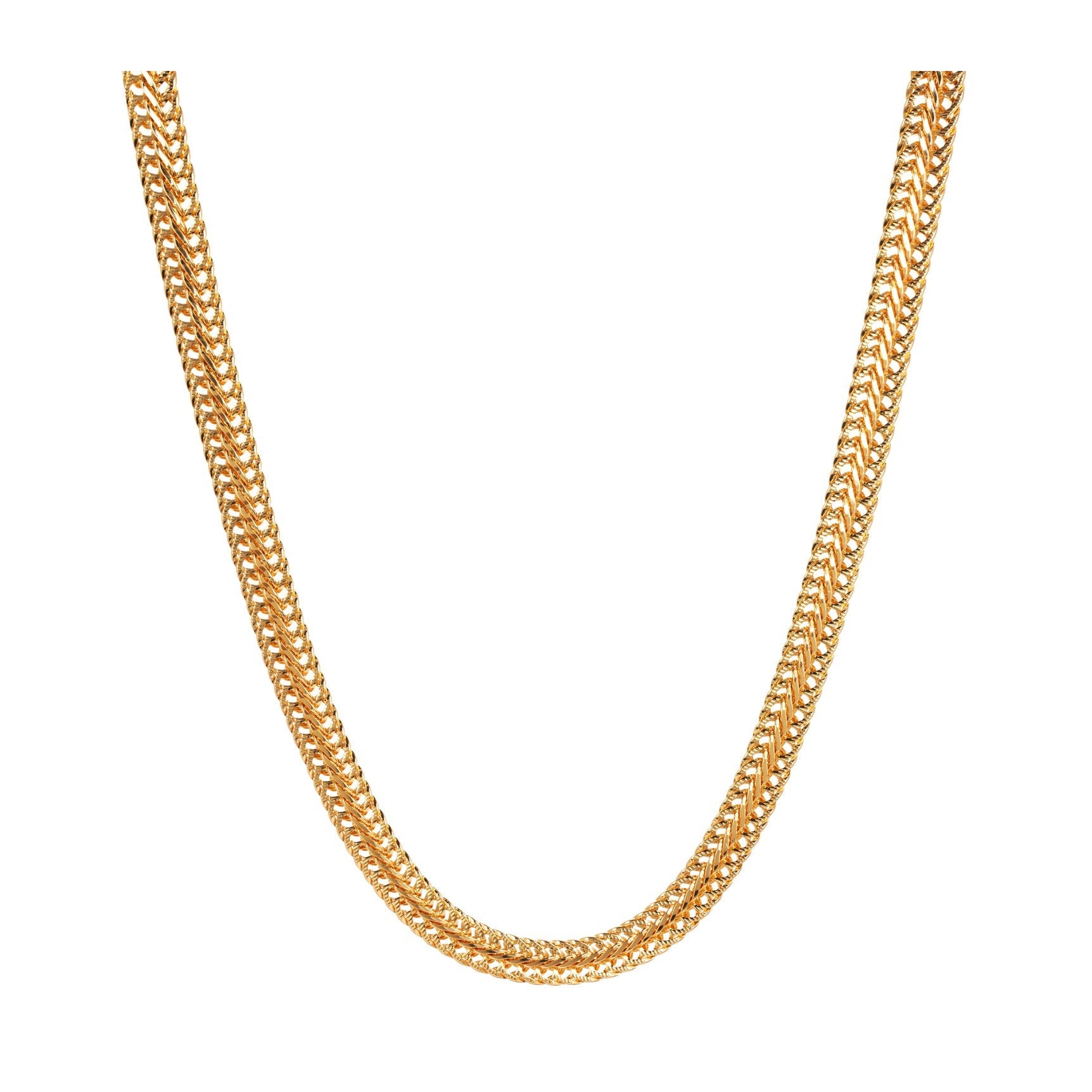 Anna Snake Chain Gold Necklace