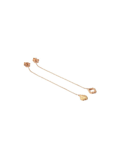 Baori Odd Couple Earrings in Rose Gold Vermeil
