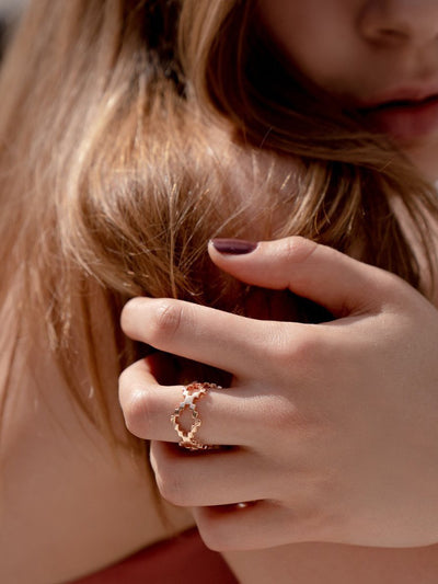 Jewel Tree Baori Signature Ring - Rose Gold