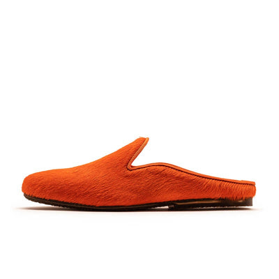 CUDDY Carrot | Hair On Leather Mule