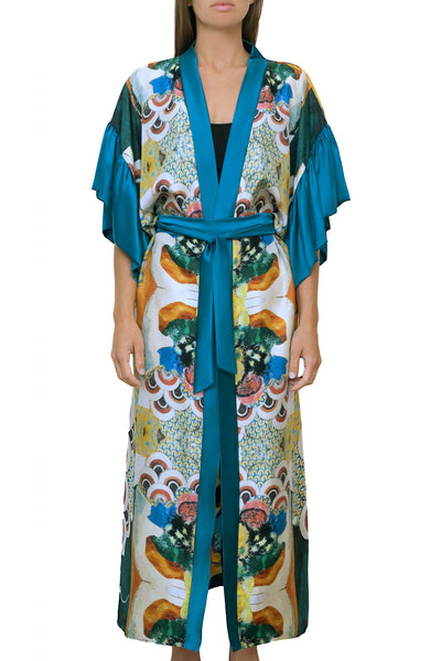 Colibrí - Silk Kimono