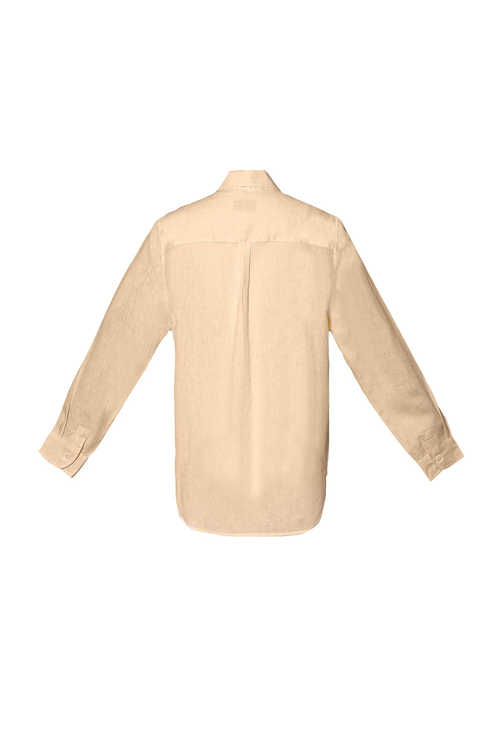 Organic Yellow Linen Shirt