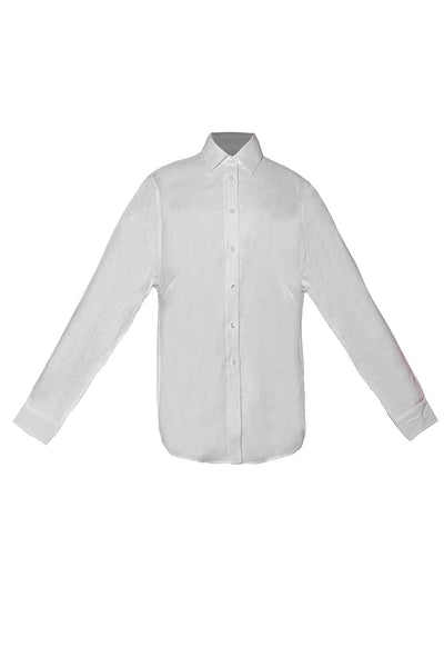 Organic White Linen Shirt