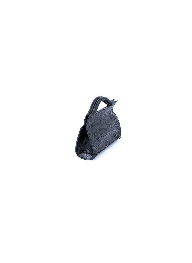 Geometric Tote Bag Ultra Mini Croco Embossed MADE TO ORDER