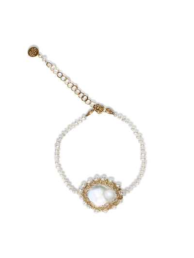 Polka 14k Gold-filled Freshwater Baroque Pearl Bracelet