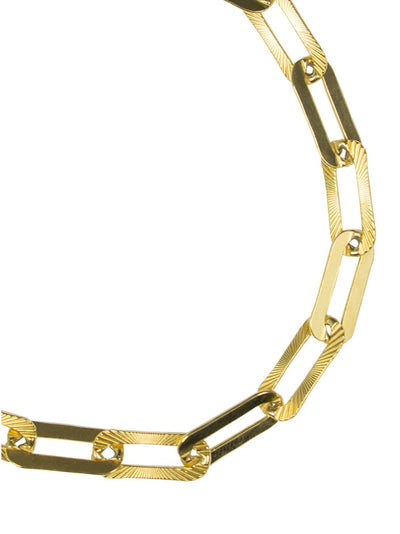 Jenny Long Link Chain Necklace in Gold or Silver