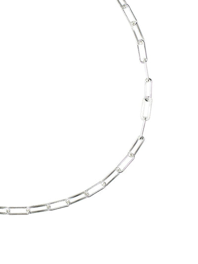 Jenny Long Link Chain Necklace in Gold or Silver